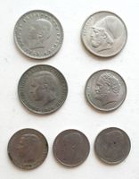 7 griechische Drachmen 1x2, 2x5, 3x10 und 1x20