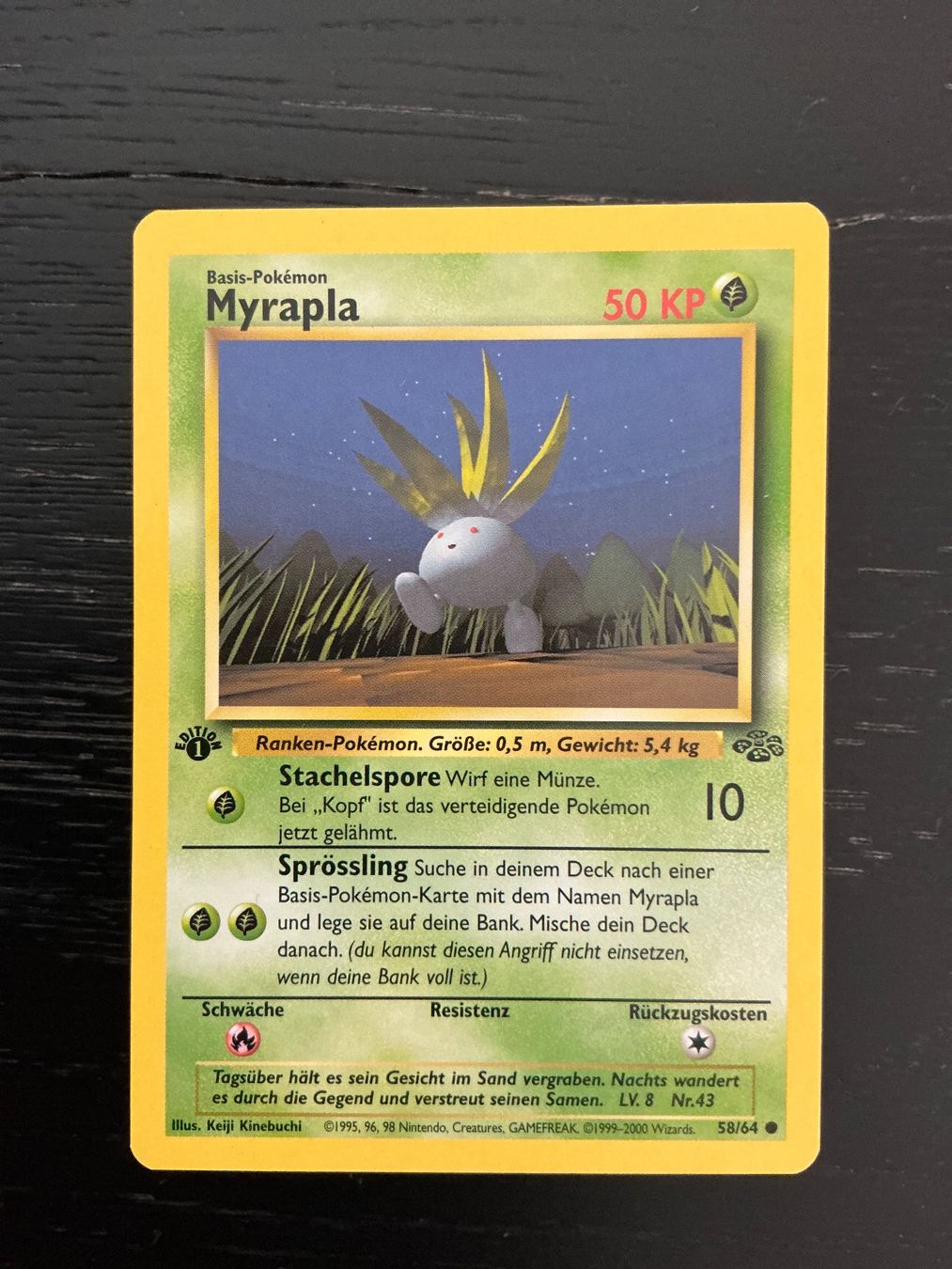 Pokémon Carte collezionabili: Pokemon 58/64 Myrapla DE 1. edition – Usato da Hugelshofen venduto da Suimosa