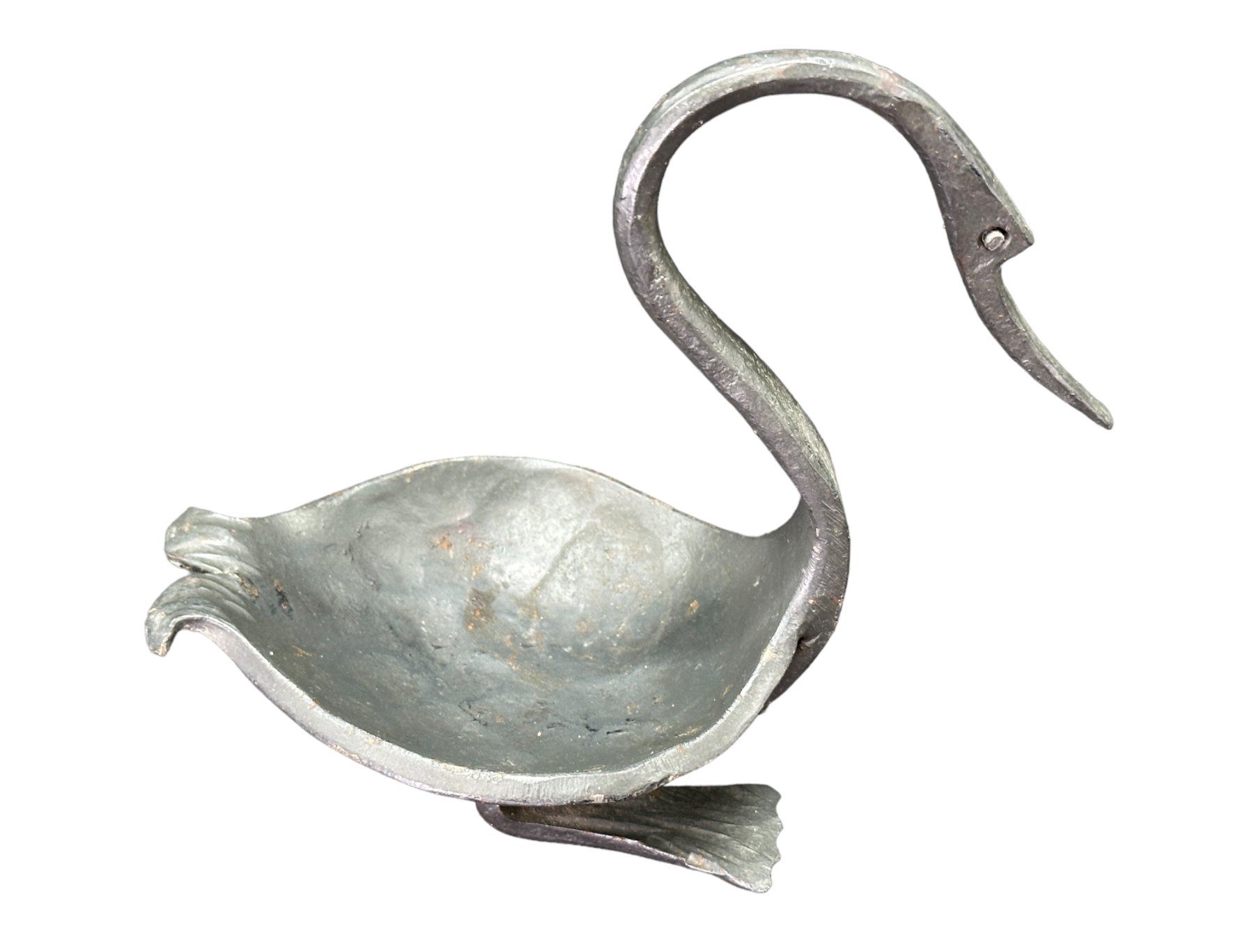 Piatti di portata: Superbe vide poche cendrier cygne en fer forgé – Usato da Morges venduto da deco.vintage 9