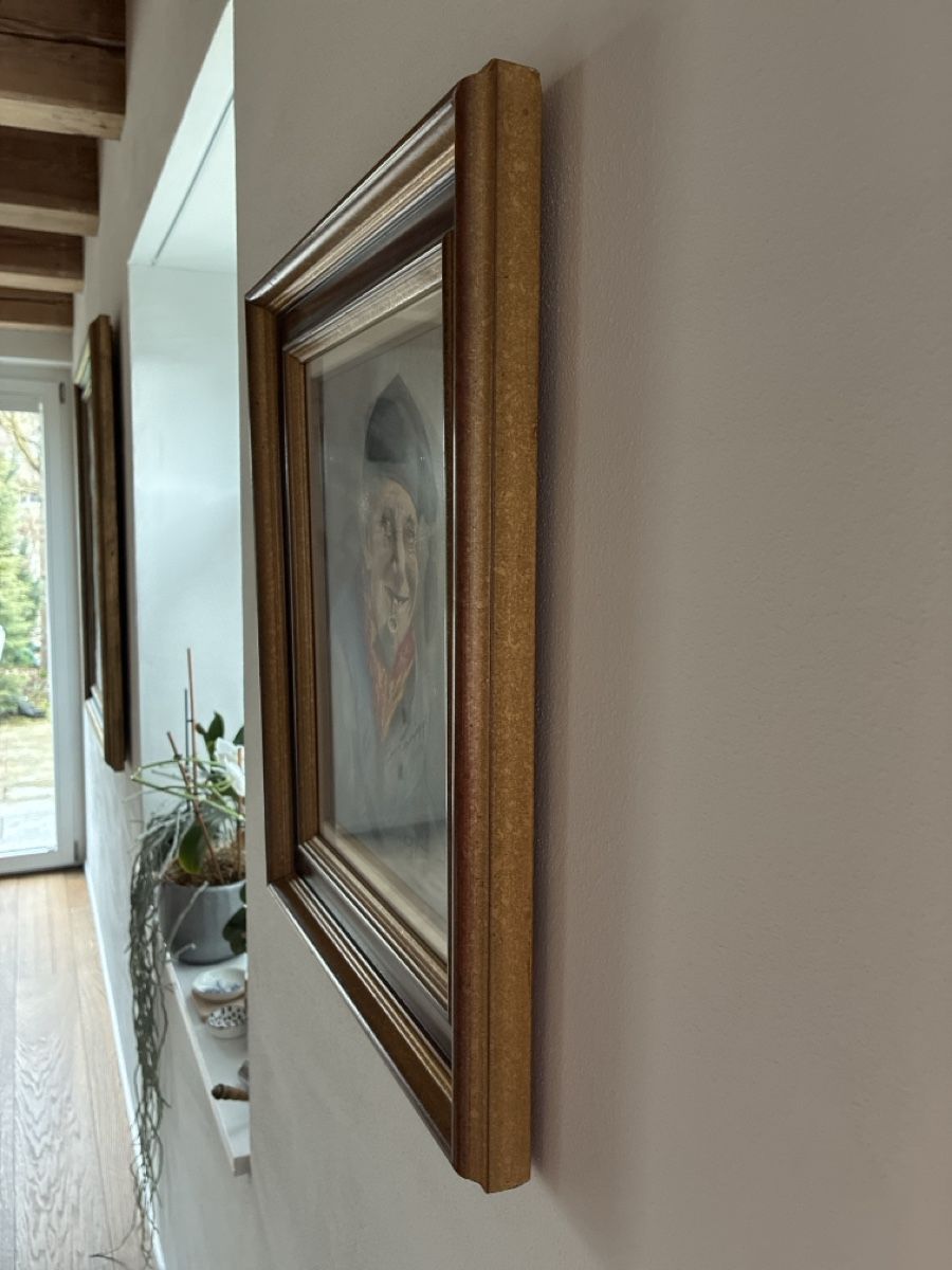 Posters & Illustrations: Portrait, Mann mit Pfeife – D'occasion à Winterthur par cla_5jtj 4