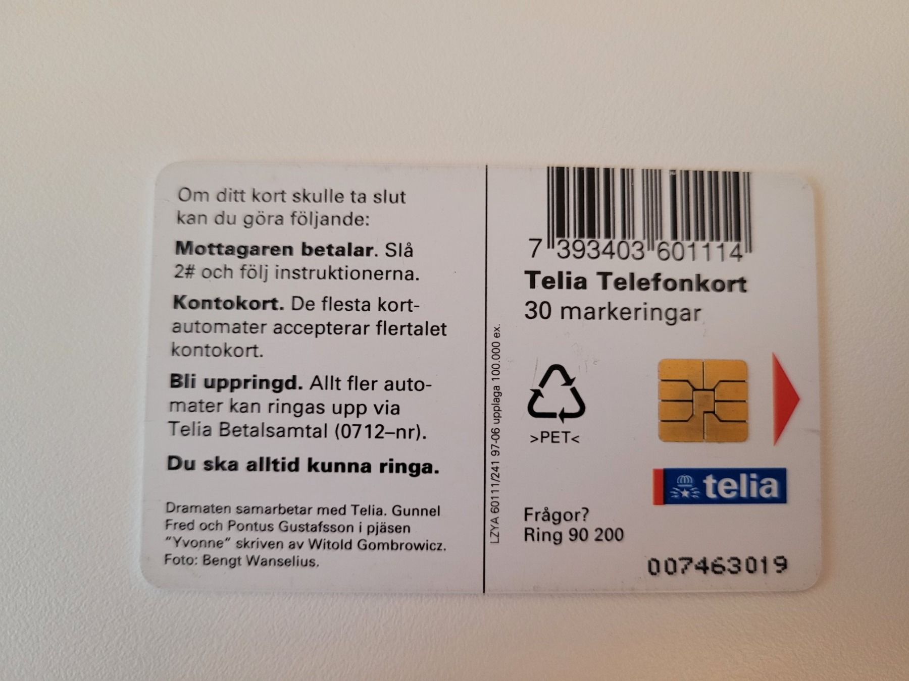 Telefon- & Taxkarten: Telefonkarte Schweden – Gebraucht aus Inwil von Flower2325 1