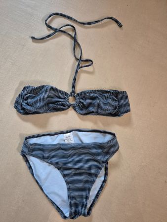Gestreifter Sommer Bikini, Damen, Gr. 36,
