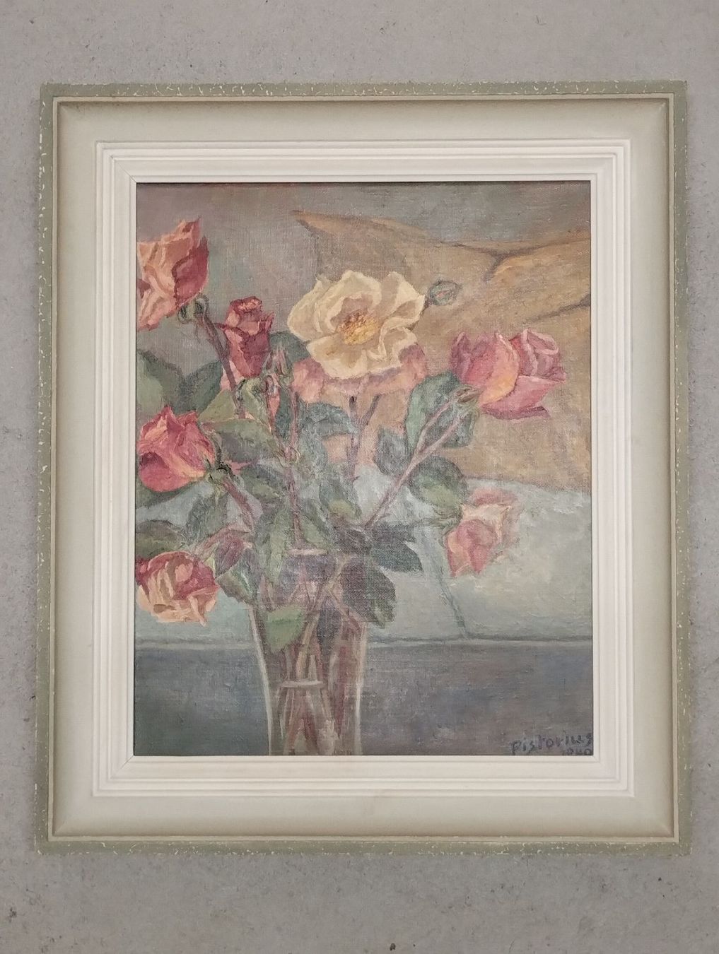 Gemälde: Ölgemälde Rosenstrauss von Pistorius 1940 – Neu (gemäss Beschreibung) aus Zürich von danihell 8