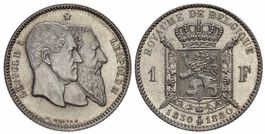 Belgien, 1 Franc 1880