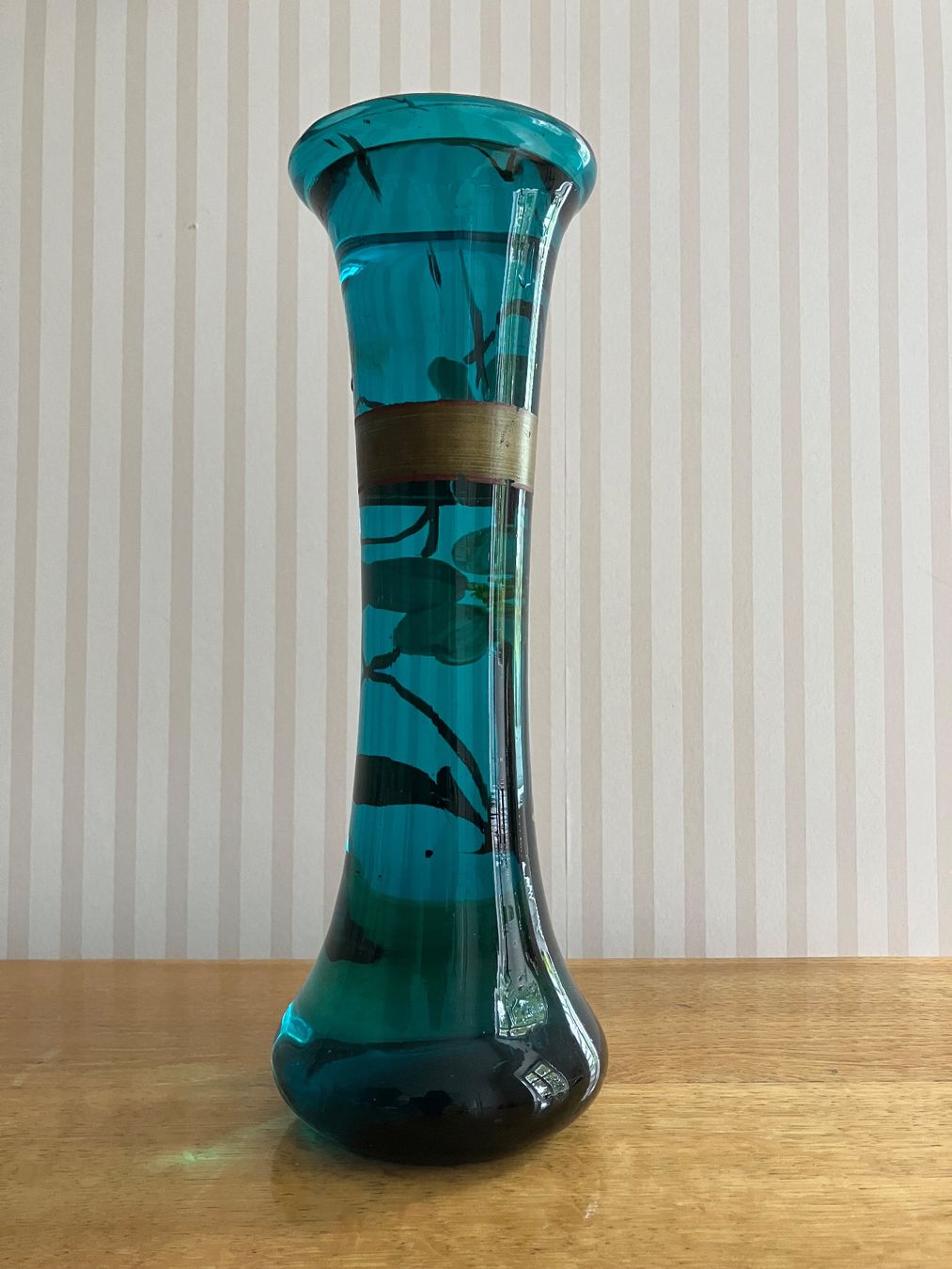 Vasen & Gefässe: Vase en verre vert/bleu ancien – Gebraucht aus Basel von ape_f6ml 1