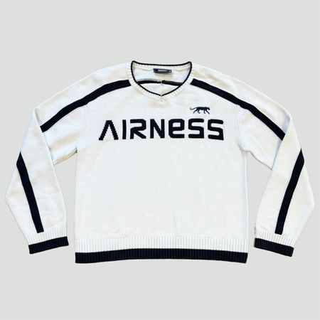 Vintage Airness retro Strickpullover Sweater 90s nike puma