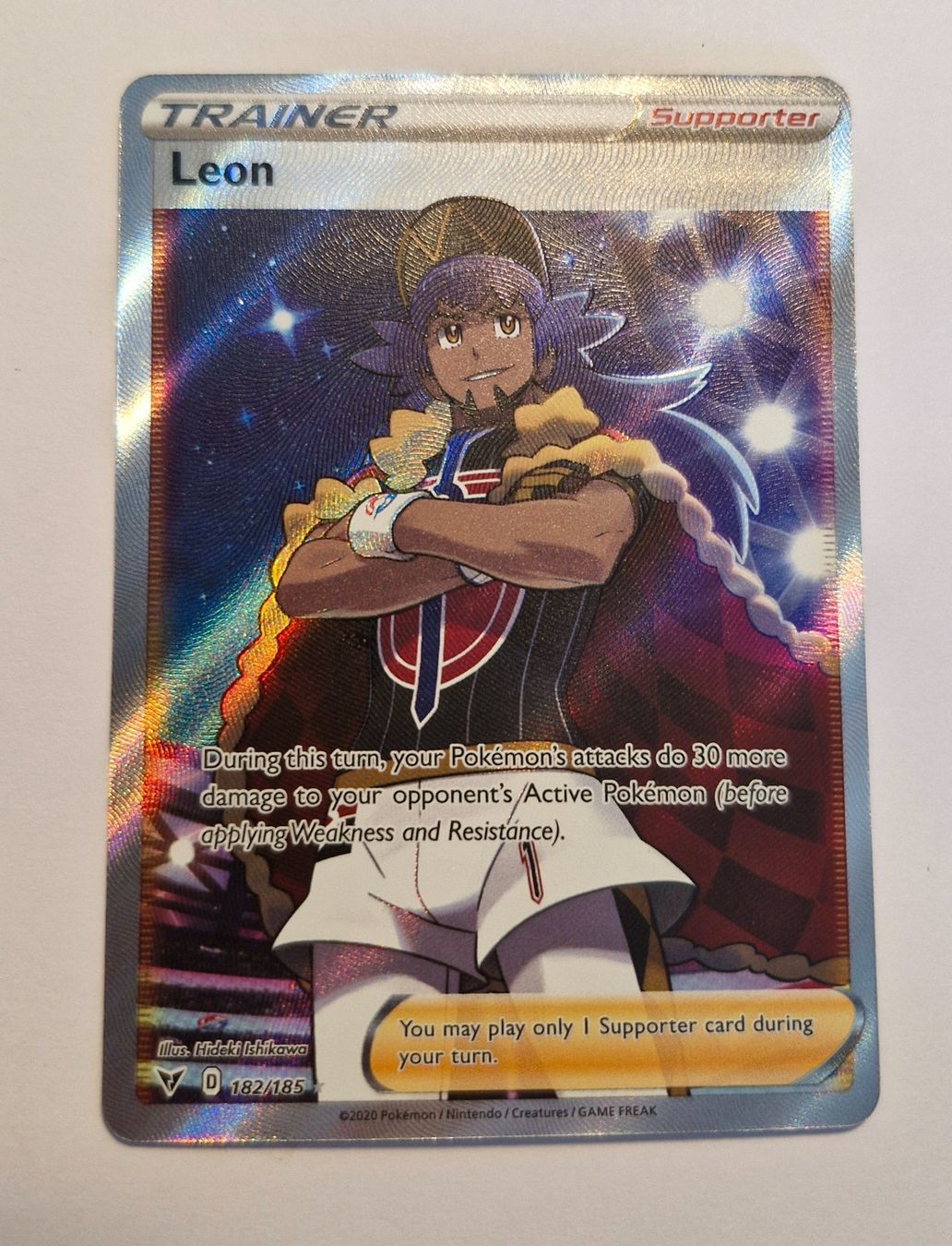 Pokémon Carte collezionabili: Leon, Vivid Voltage, 182/185 – Nuovo (secondo la descrizione) da Kriens venduto da befor83