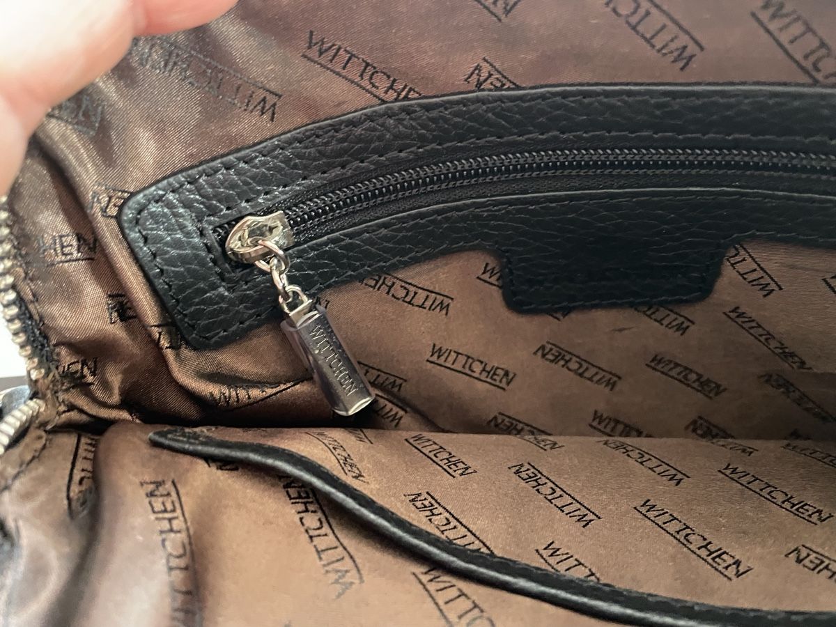 Taschen: Schwarze Ledertasche, Wittchen 26 x 19 cm – Neu und originalverpackt aus Ebikon von elischka 5