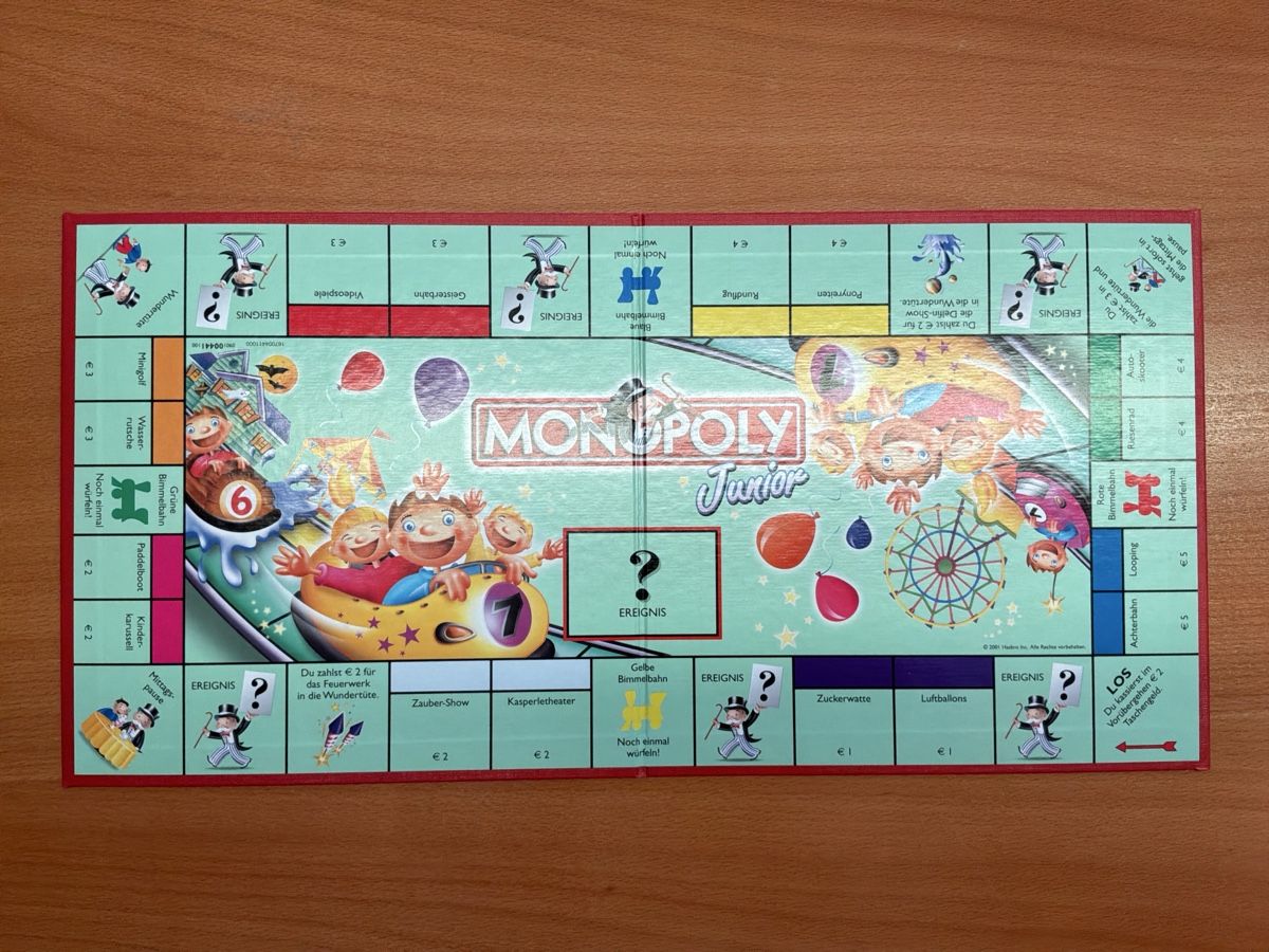 Parker Giochi: Monopoly Junior Brettspiel Parker ohne Anleitung – Usato da St. Gallen venduto da petergyoergy 1