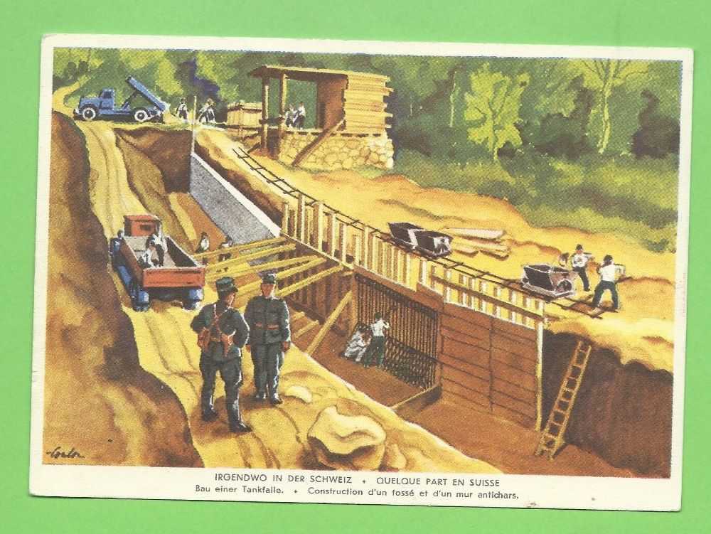 Cartoline postali: Schweizer Armee 1939/40 Postkarte – Usato da Zürich venduto da t24_de