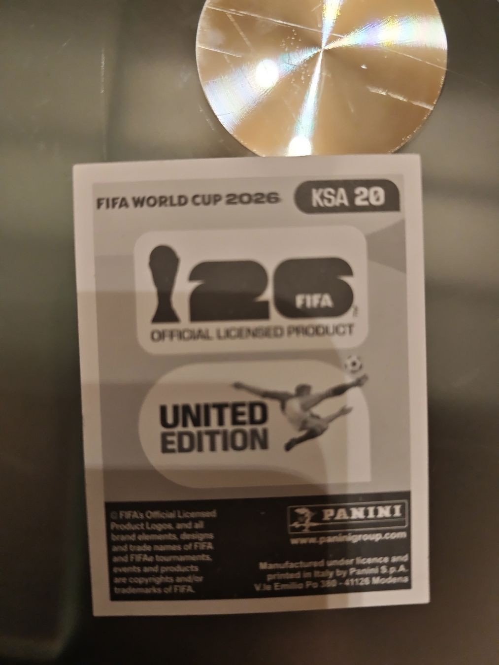 Panini Sammelbilder & Trading cards: Panini KSA 20 – Neu (gemäss Beschreibung) aus Sulgen von 34j_p6s2