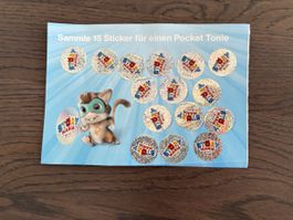1 volle Karte 15 Sticker für Story Mania
