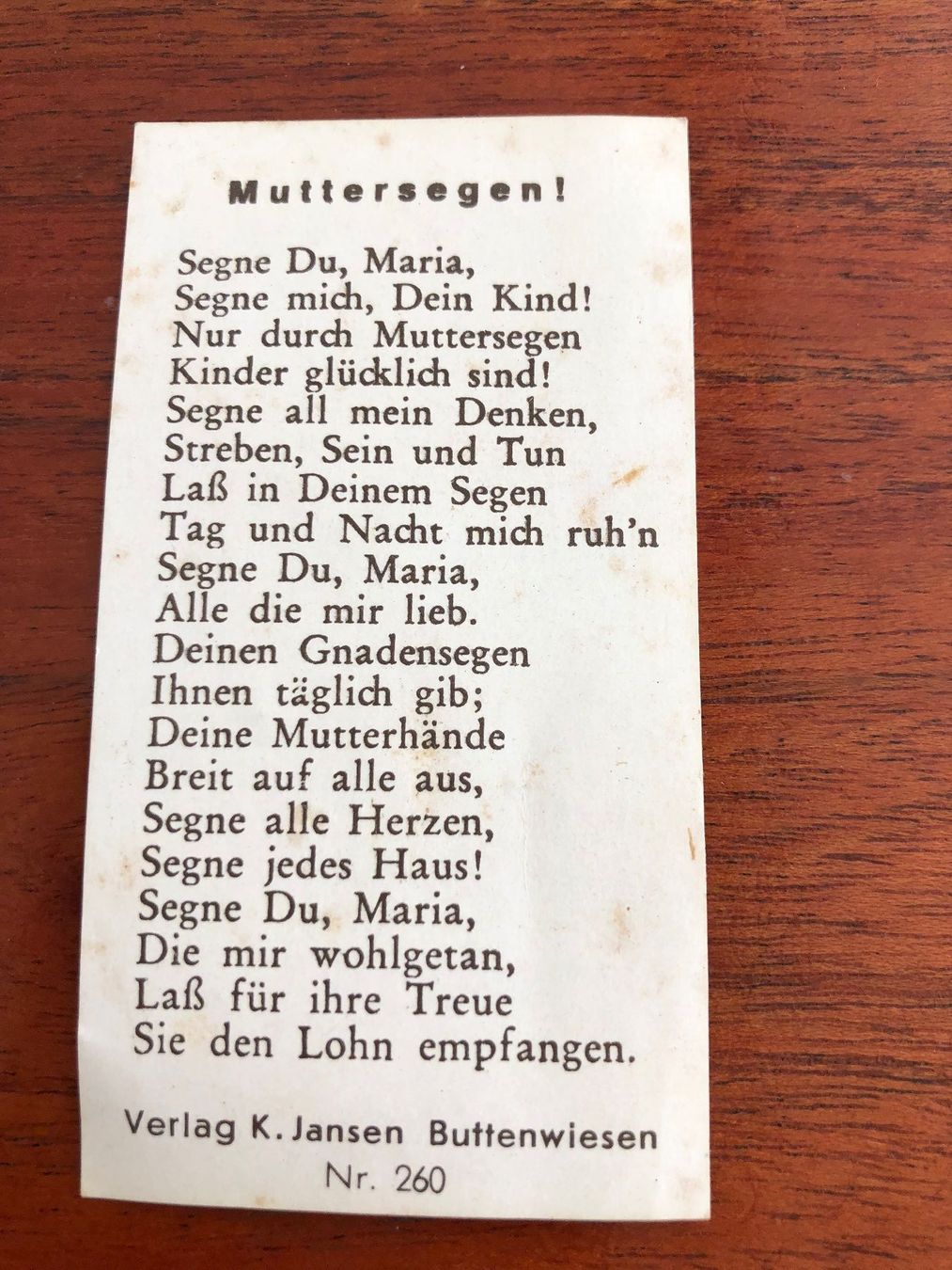 Foto & Immagini: Andenken Einsiedeln Muttersegen Heiligenbild Kloster Kirc... – Usato da Schübelbach venduto da Dolly990_2 1