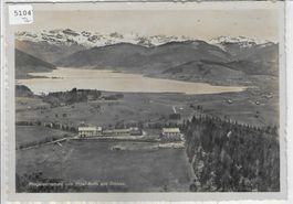 Etzel-Kulm mit Sihlsee - Fliegeraufnahme Swissair