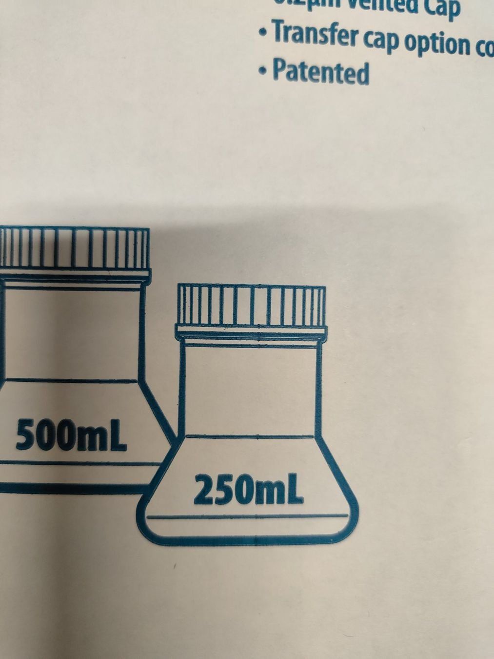 Messen: 50 Sterile Kolbenflaschen 250ml, Thomson Instruments – Neu und originalverpackt aus Zürich von Drengemann 2