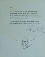Fred Scott (1902-1992) Schauspieler - Autogramm