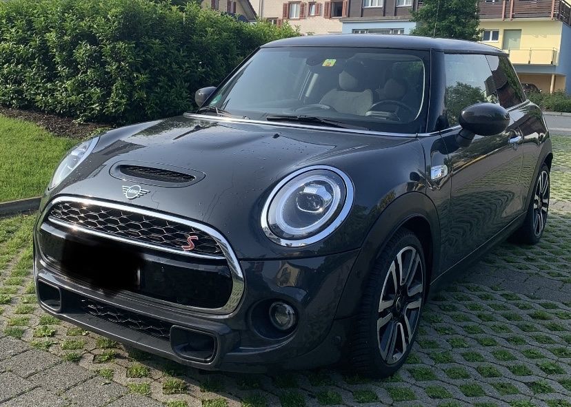 Mini Cooper S, EZ 2/21, fast Vollausstattung, grau,64k km