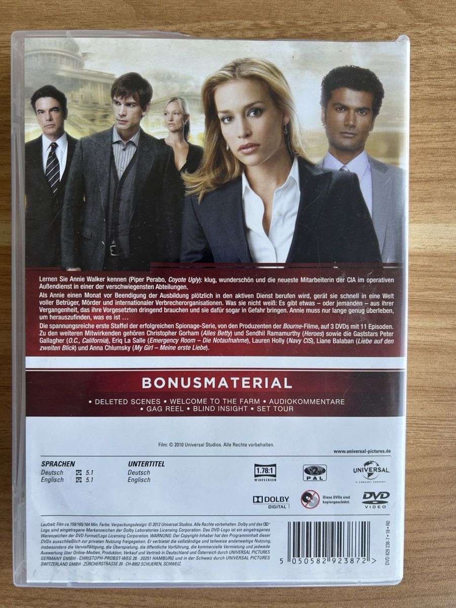 Tutti i DVDs: Covert Affairs - Staffel Eins ab CHF 0! – Usato da Lachen SZ venduto da Lachen-8853 1
