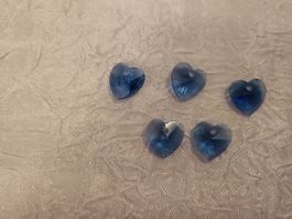 Glasherz 10mm 5 stück ( nr9)