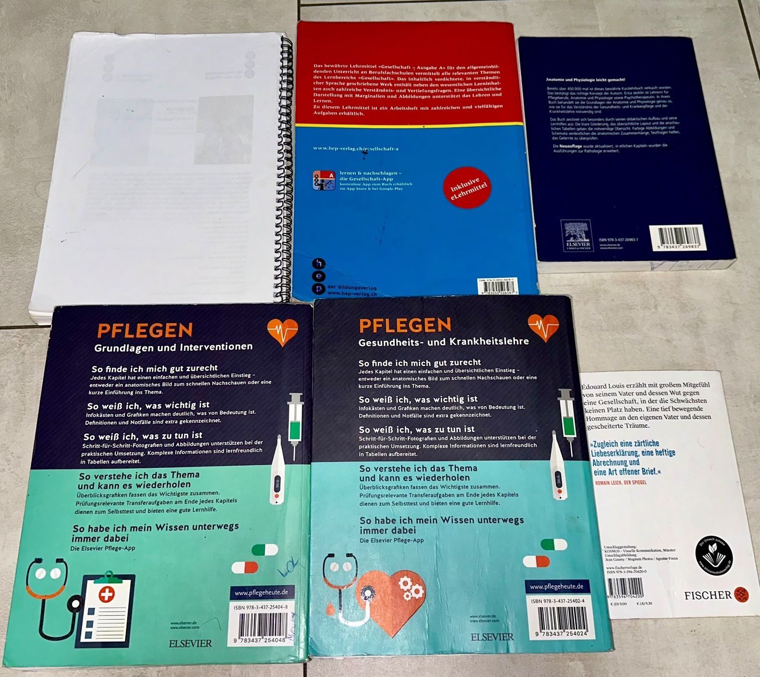 Libri: PFLEGEN Lernpaket Schulbücher – Usato da Aarau venduto da KorgPA 1