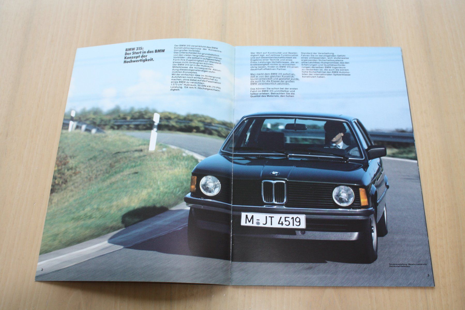 BMW Documenti: BMW 315 Prospekt 1982 – Usato da Wikon venduto da erwin400 1