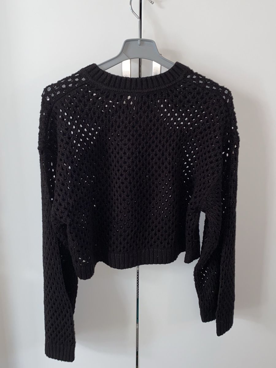 Maglioni & Felpe: Schwarzer Strickpullover von H&M – Usato da Basel venduto da Nina_777 3