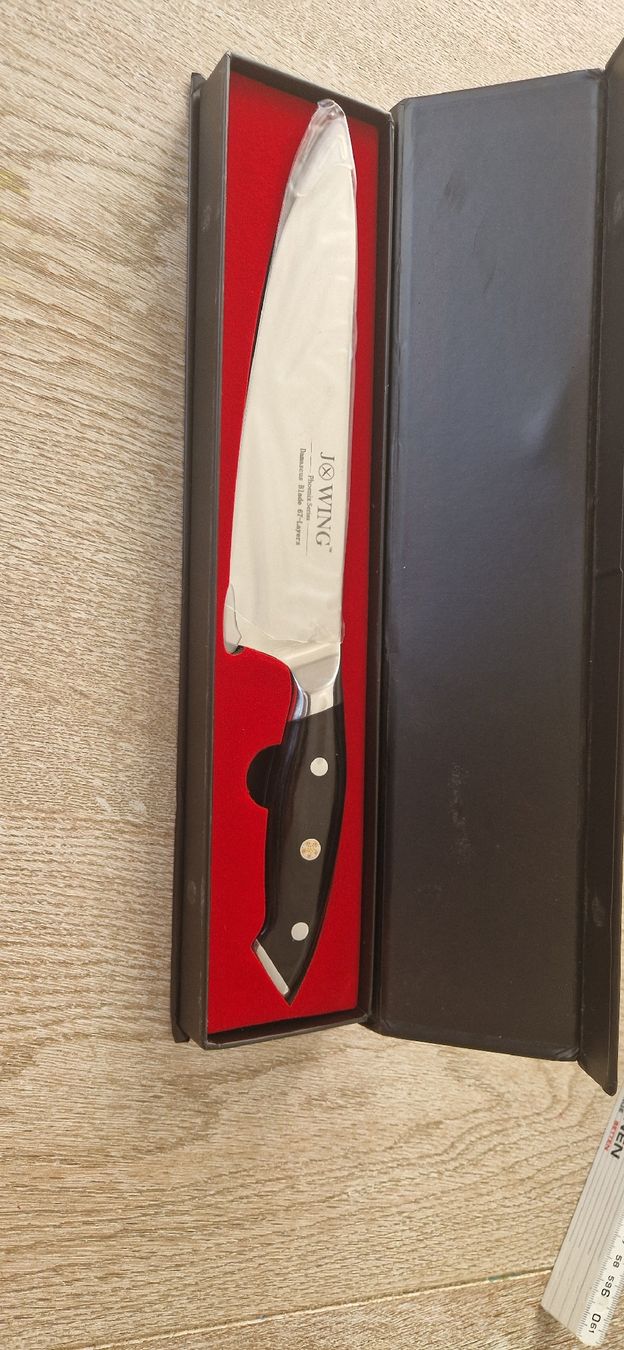 Coltelli da cucina: Damascus chef knife – Nuovo (secondo la descrizione) da Burgdorf venduto da maj_swz8