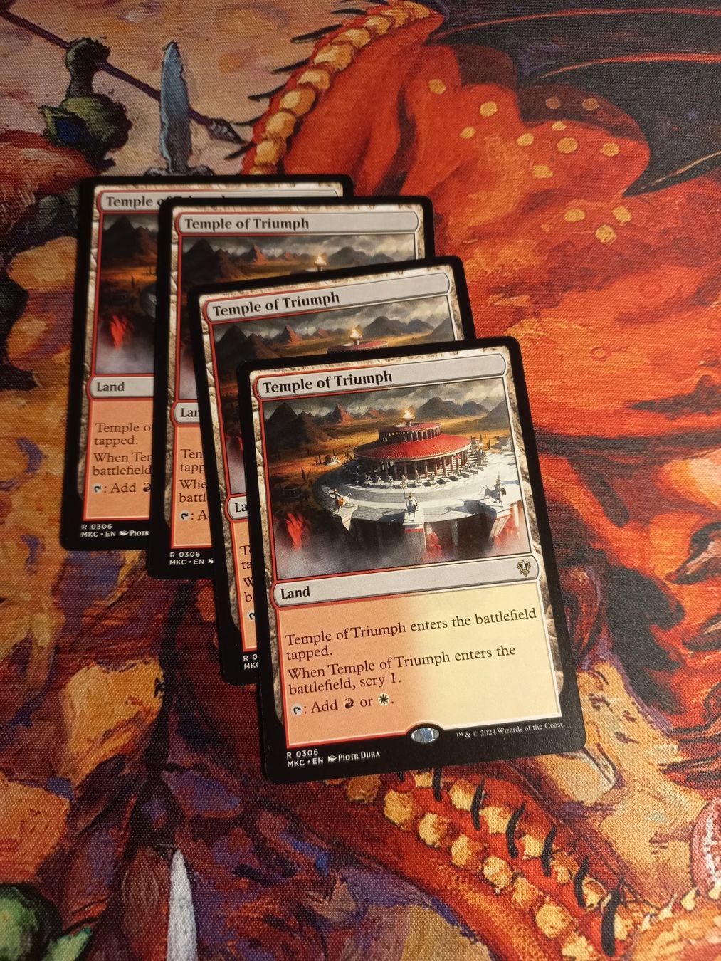 Magic The Gathering Carte collezionabili: 4x MTG Temple of Triumph – Usato da Monteggio venduto da Ta-Da