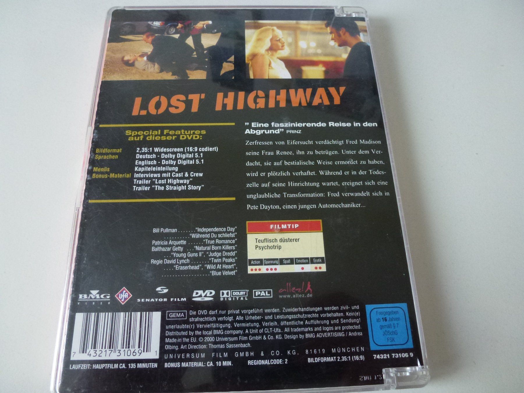 Tutti i DVDs: Lost Highway (DVD) – Usato da Bern venduto da Frebo 1