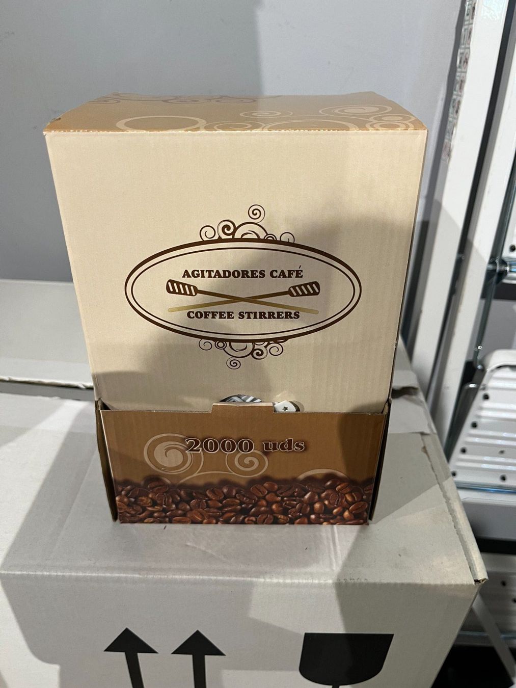 Cucchiai: 2000 Rührstäbli in Spenderbox 11.2cm – Nuovo e nell'imballaggio originale da Olten venduto da Einwegparadies 2