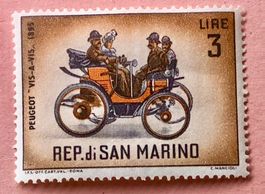 Briefmarken aus San Marino Autos Ungestempelt 