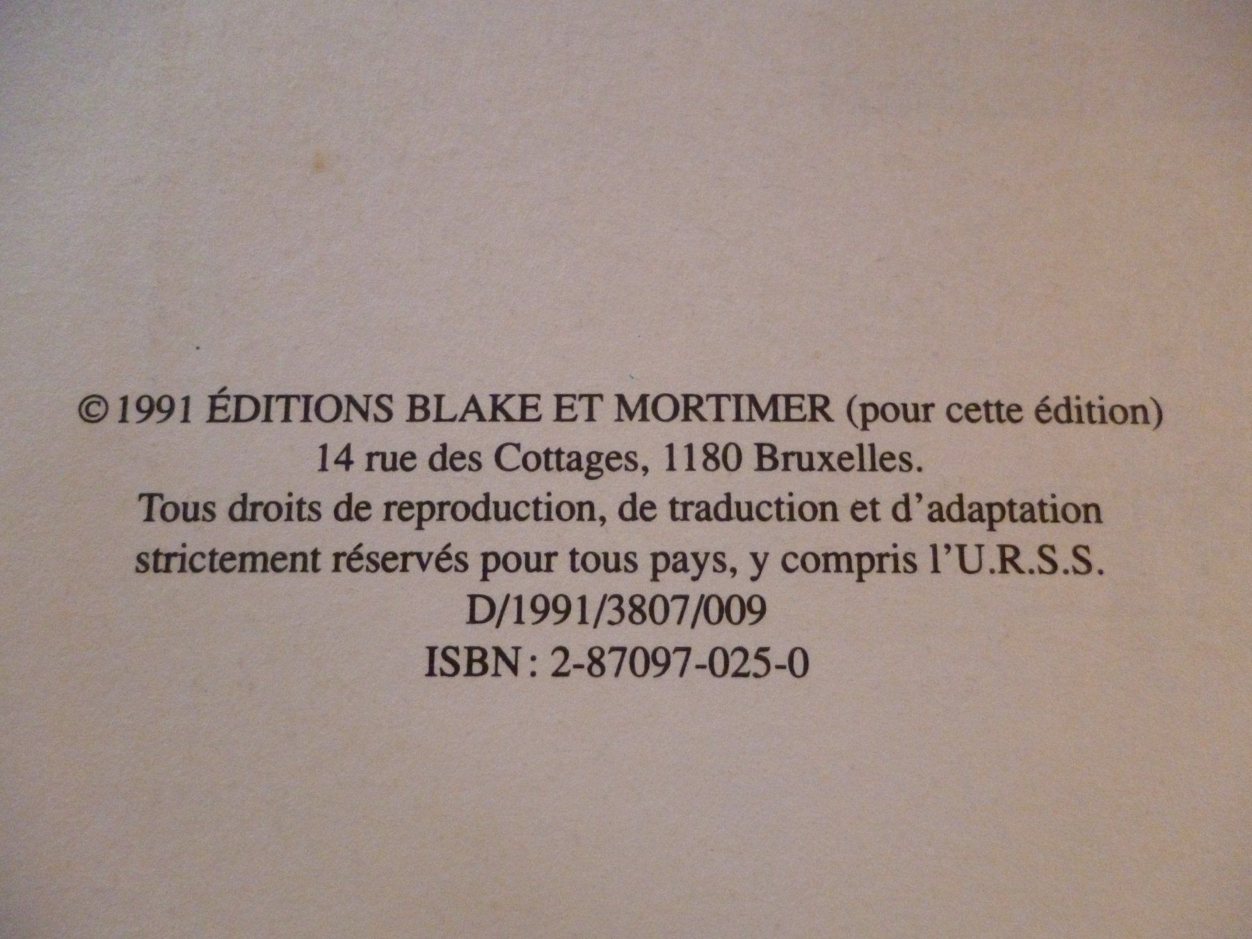 Comics: Blake et Mortimer  L'affaire du collier  E.P. Jacobs  Bd – Gebraucht aus Montreux von dodeskaden 2