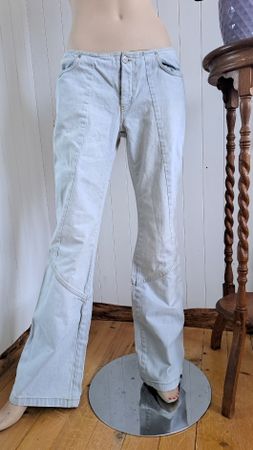 MOGUL y2k VtG Low Waist Jeans W31 38 M MoM flare Rave