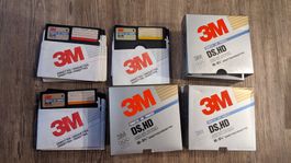 30x 3M 5.25" Floppy Disketten mit Schachtel