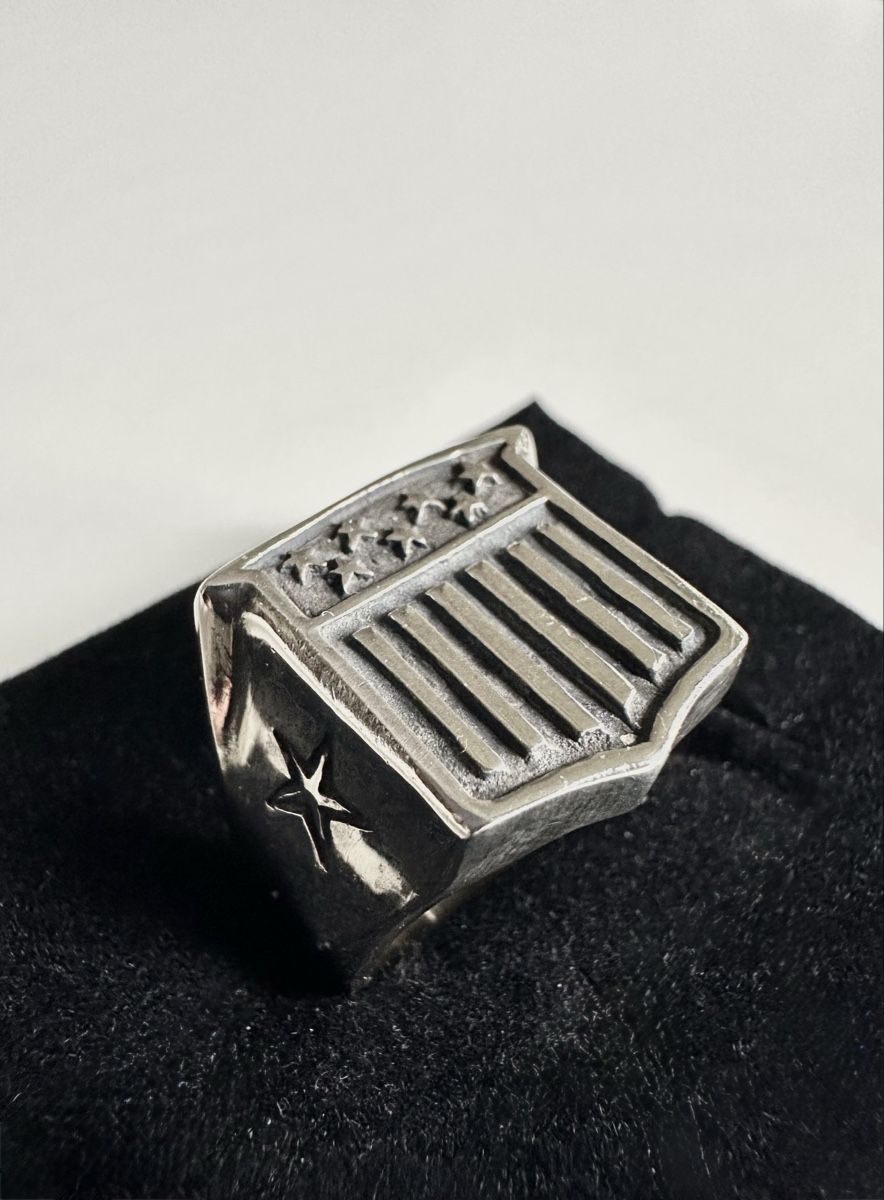 Anelli: Silverstar Casting Co. Herren Ring / 925er, American Shield – Nuovo (secondo la descrizione) da Bern venduto da neon317 3