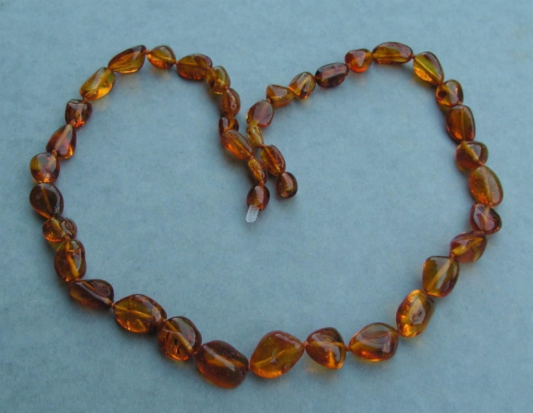 Ketten: ♥ ELEGANT / KETTE / Baltischer Bernstein / OLIVEN / COGNAC – Neu (gemäss Beschreibung) aus Derendingen von Editka 2