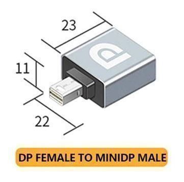 Unità & Adattatore: Mini DP auf DP Adapter 8K@60Hz – Nuovo e nell'imballaggio originale da Rheinfelden venduto da Maxim14 2