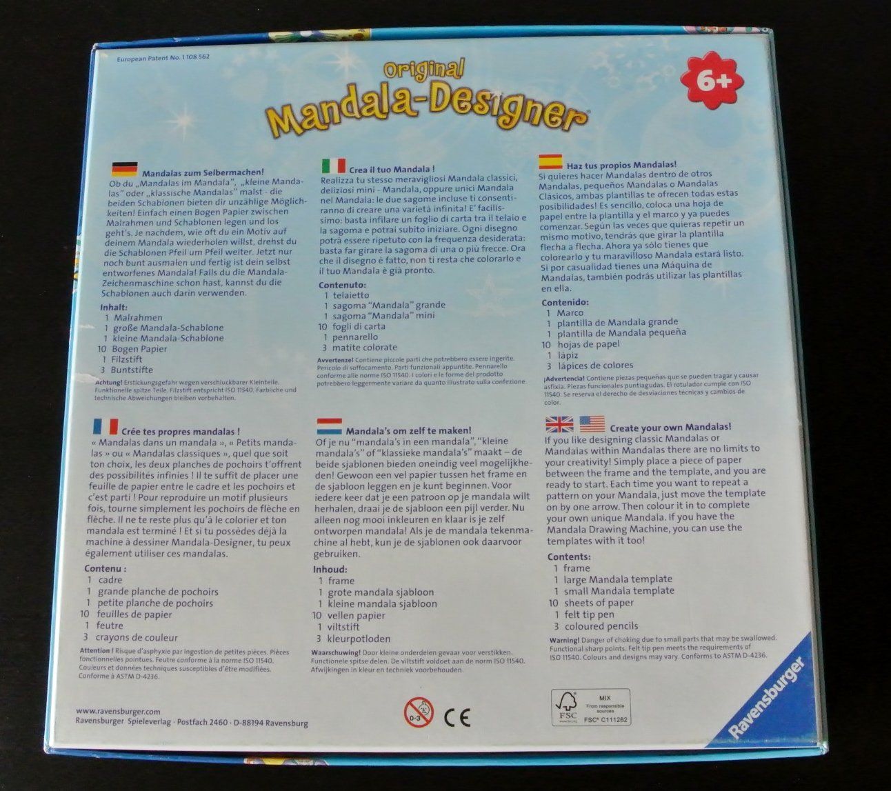 Ravensburger Jeux: Original Mandala Designer Finding DORY #298211 Ravensburger – D'occasion à Zell ZH par fossilchen 8