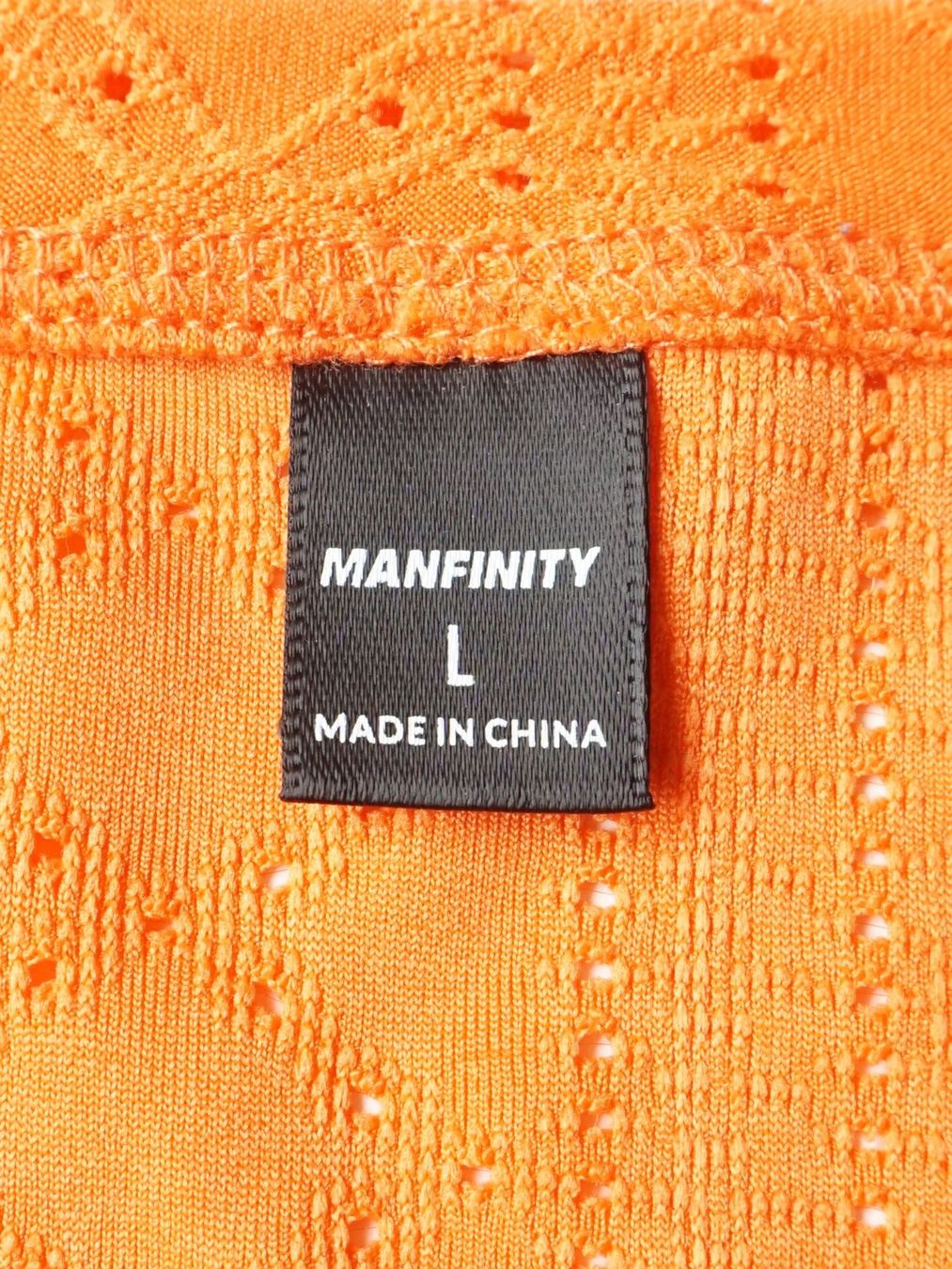 Shein T-shirt: Manfinity oranges T-Shirt & graue kurze Hose Set – Usato da Pratteln venduto da Restwert_Pratteln 5