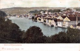 Schaffhausen // 1917 Altstadt Rhein // Sommer