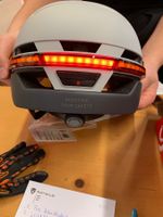 Velohelm mit Licht Gr. M