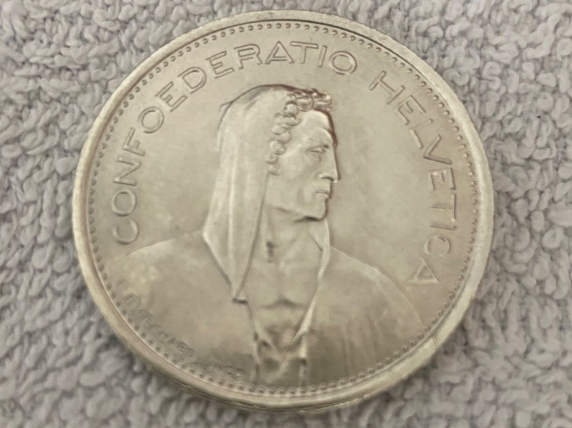 Alle Münzen: 5 francs/franken 1969 – Gebraucht aus Nyon von Ilmi09