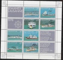 Lemanex postfrisch + ET-Stempel
