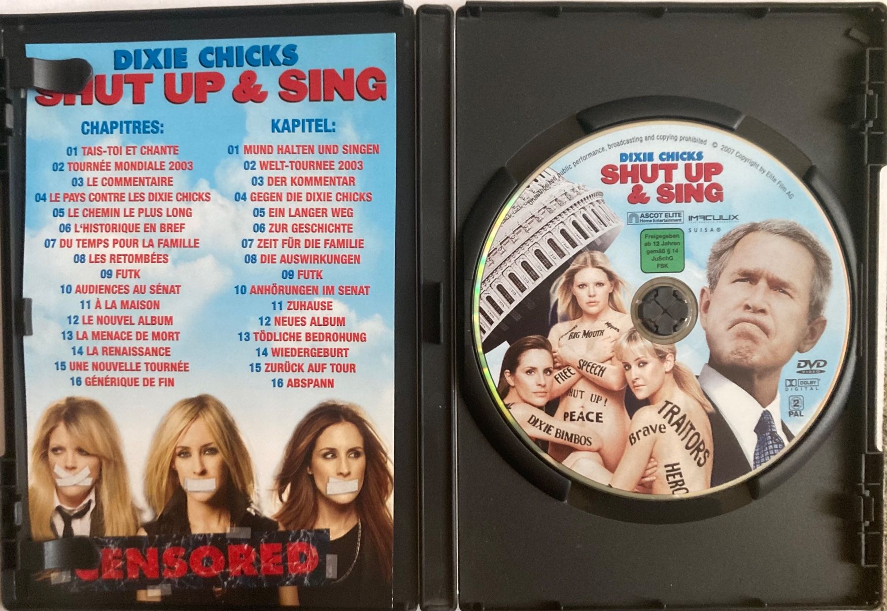 Tutti i DVDs: SHUT UP & SING, DIXIE CHICKS – Usato da Poliez-Pittet venduto da Newtown-Records 2