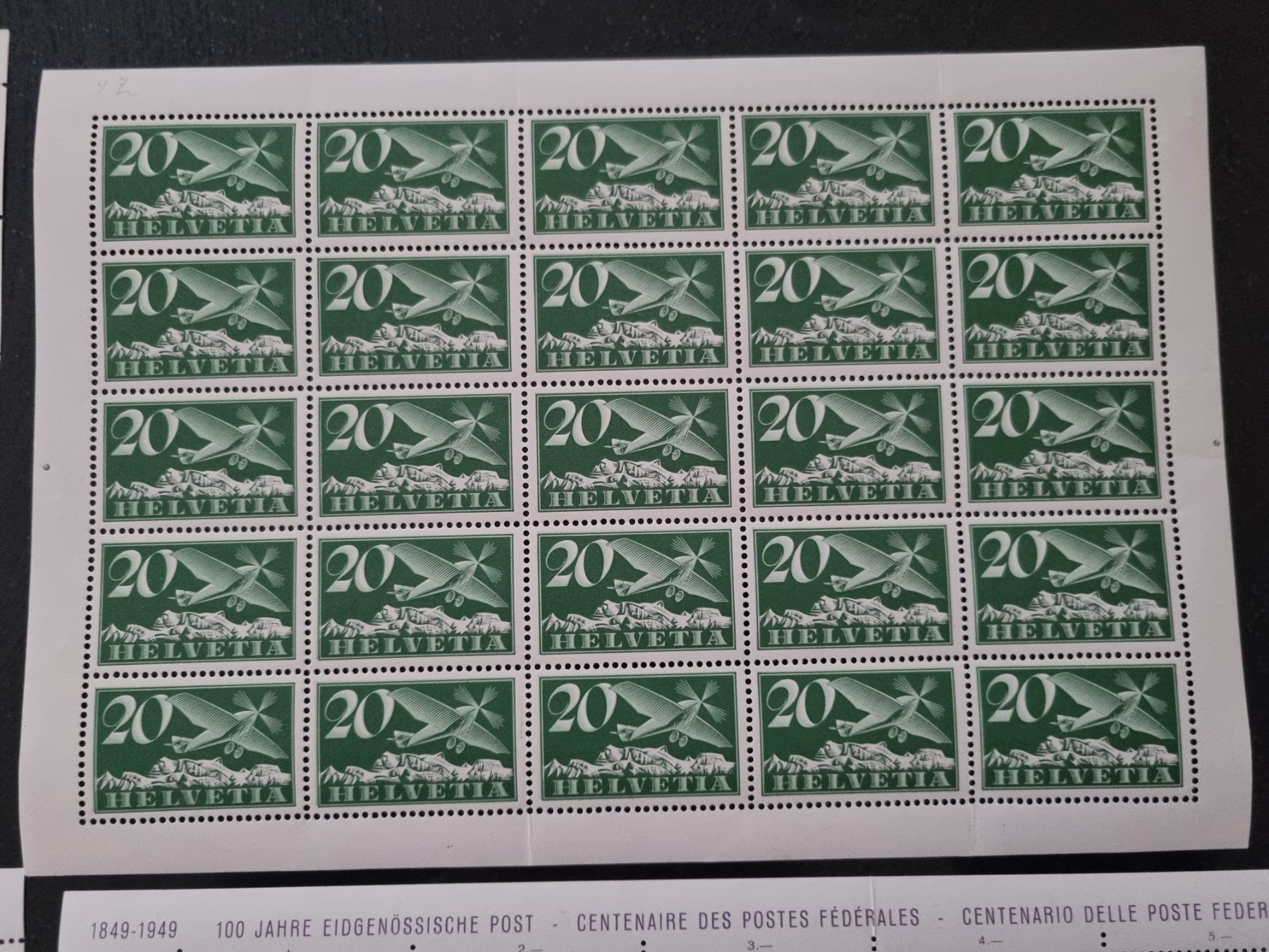 Tutti i francobolli: 8 postfrische CH Originalbogen ** – Nuovo (secondo la descrizione) da Gümligen venduto da Geniusbuy 2