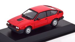 Alfa Romeo GTV6 1980-1986 rot / schwarz  1:43 von Maxichamps