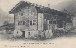 Flüeli  OW  -  Geburtshaus des sel. Nikolaus v. Flüe um 1908