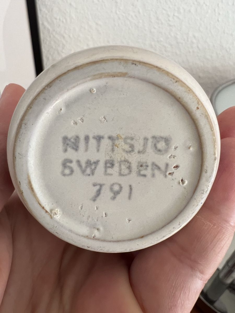 Vasen & Gefässe: Nittsjo pottery. Mid century Sweden – Gebraucht aus Zürich von Zurich_TimeCapsule 3