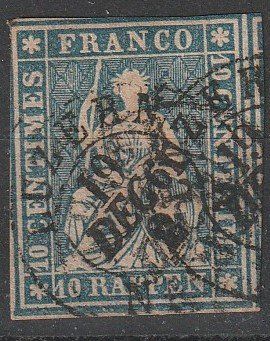 Tous les timbres: Schweiz-Strubel Nr.23G – D'occasion à uttwil par koe_z8jm