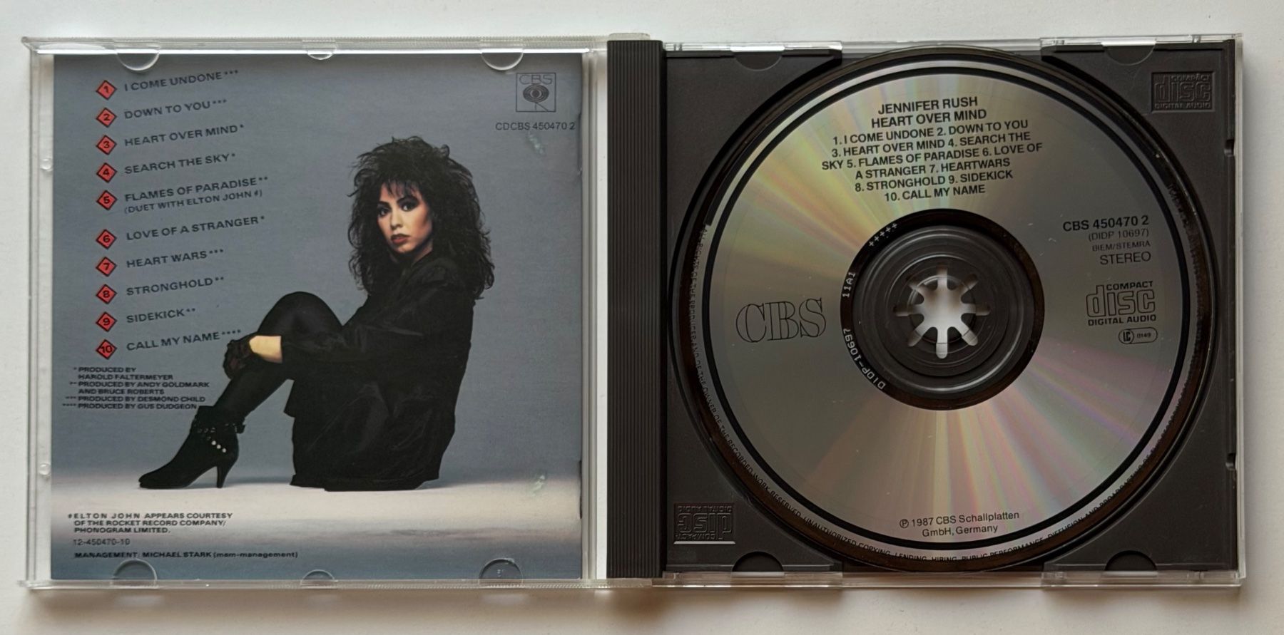 CD: Jennifer Rush / Heart Over Mind – Usato da Näfels venduto da rottabi 2